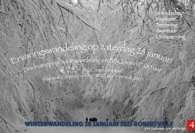 Winterwandelweekend KVA Zonhoven in Robertville